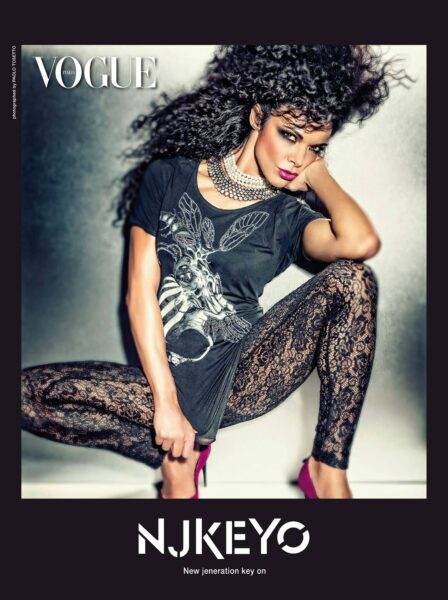 Make up per Njkeyo Vogue Italia